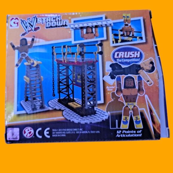 New WWE Stackdown Kofi Kingston's Ladder Match Set 92 Pcs - Picture 2 of 6